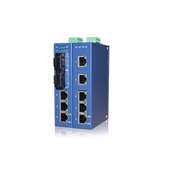 MX5G系列-5口全千非網管型導軌式工業級以太網交換機