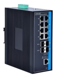 XP512M-k 系列 12 口萬兆 POE 網管型工業以太網交換機